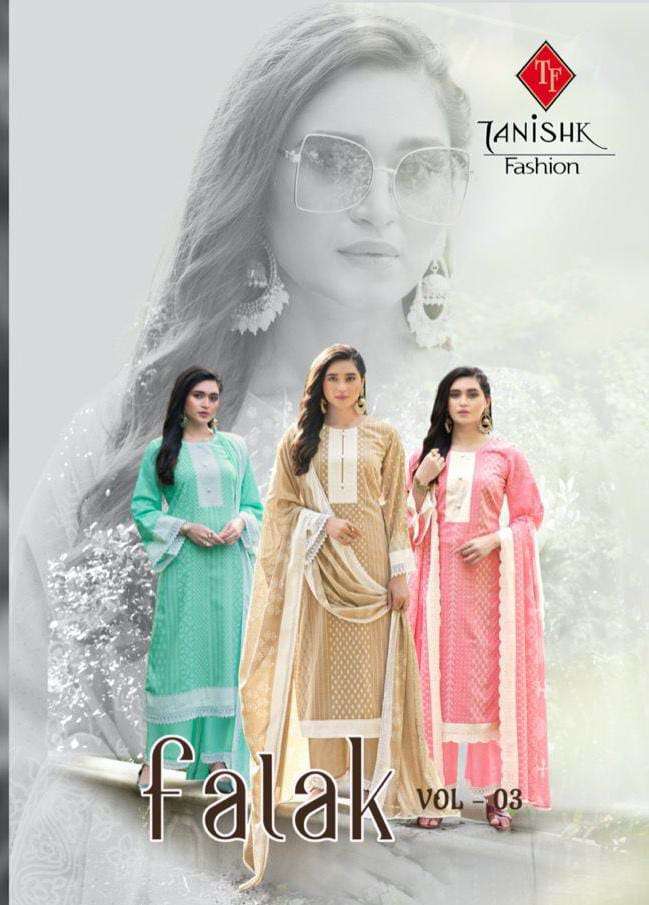 Tanishk Fashion Falak Vol 3 Pure Cotton With Printed  Handwo...