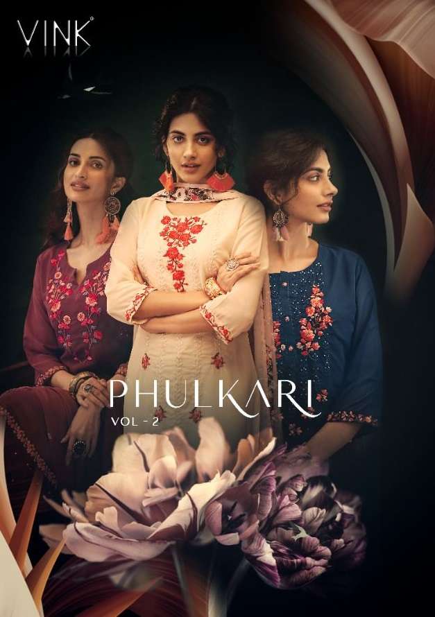 Vink Phulkari vol 2 Georgette With Fancy Embroidery Work rea...