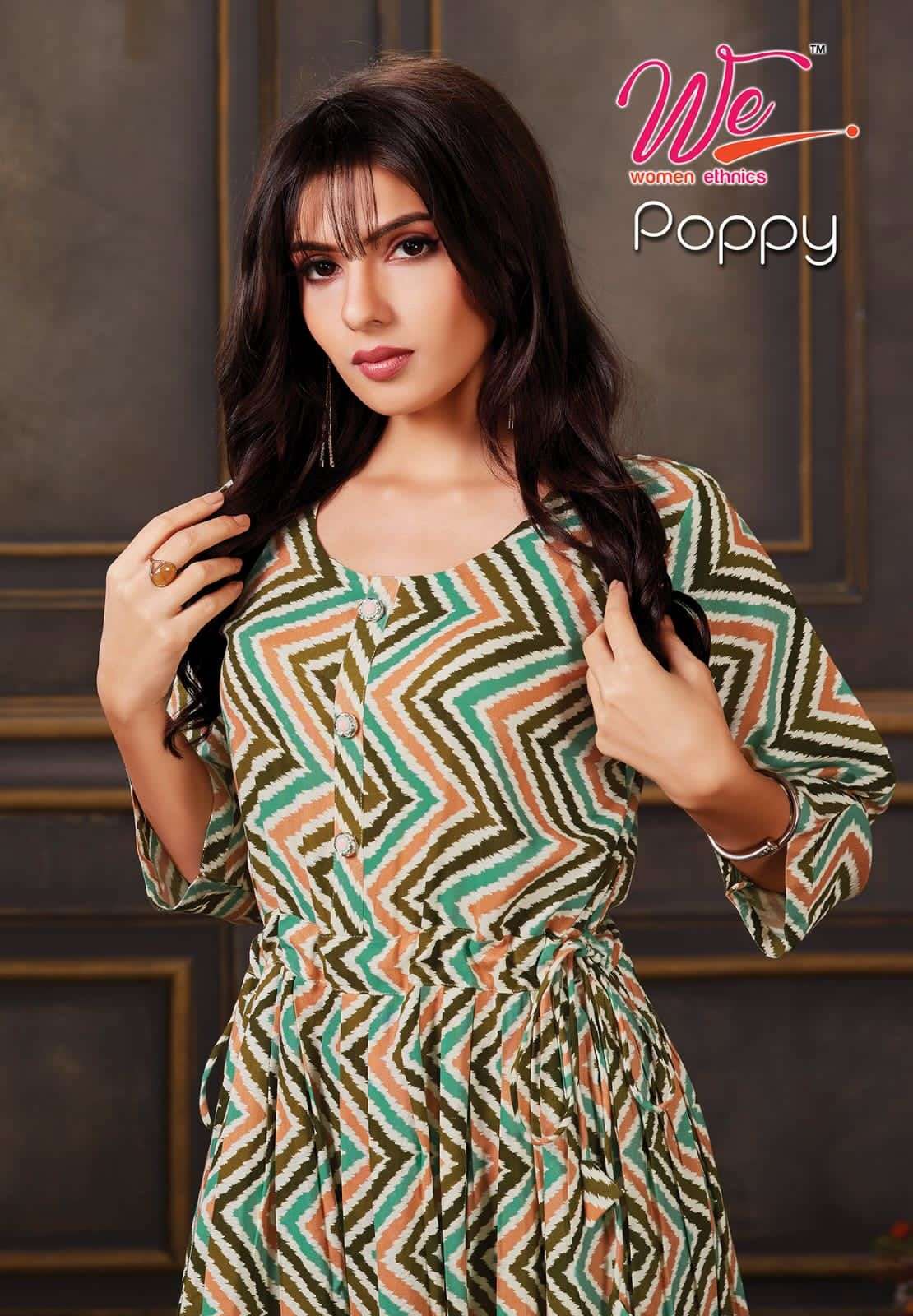 We Poppy Rayon With fancy Kurti collection at wholesale rate