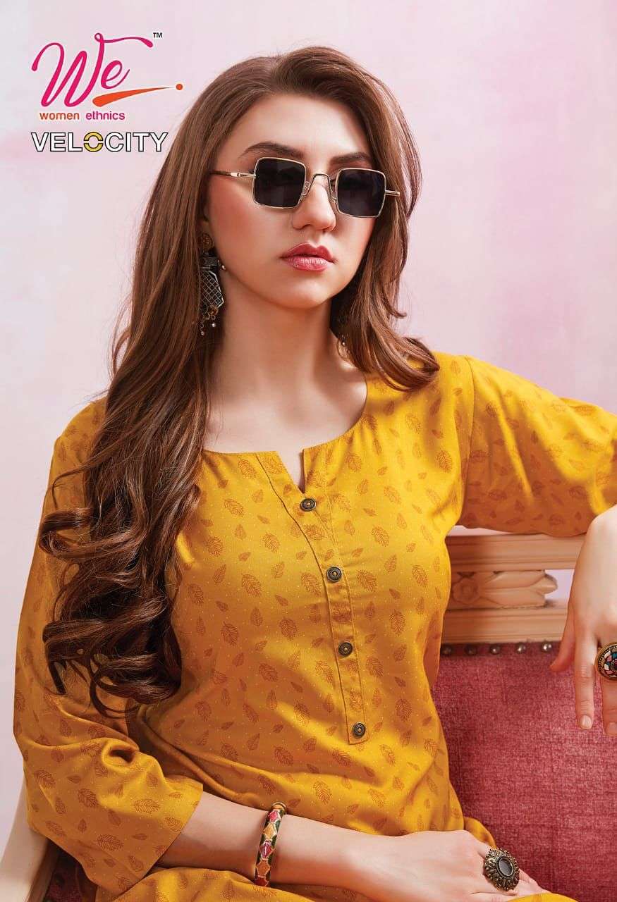 WE Women Velocity Rayon With Fancy kurti collection at whole...