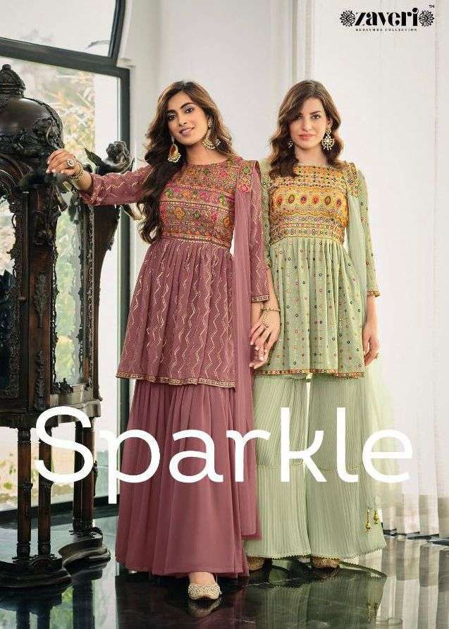 Zaveri sparkle Georgette With Fancy Party Wear Salwar kameez...