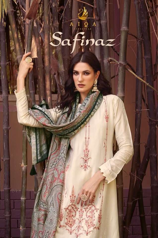 Aiqa Lifestyle Safinaz Bemberg Silk With Fancy Designer Salw...