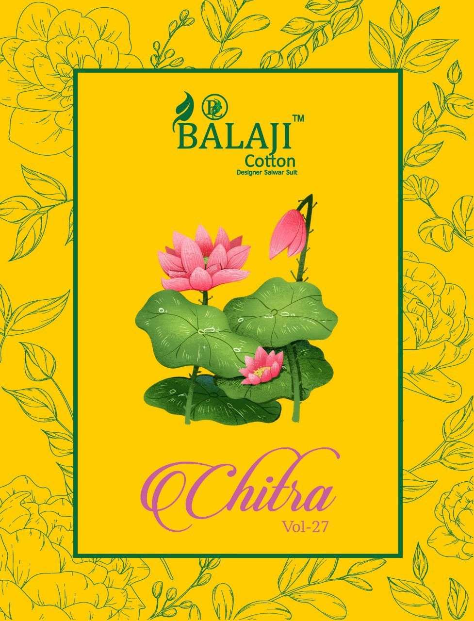 Balaji Chitra Vol 27 Cotton With Printed Dress material coll...