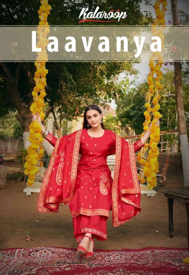 Kessi fabrics Kalaroop Kajree Fashion Laavanya Jacquard With...
