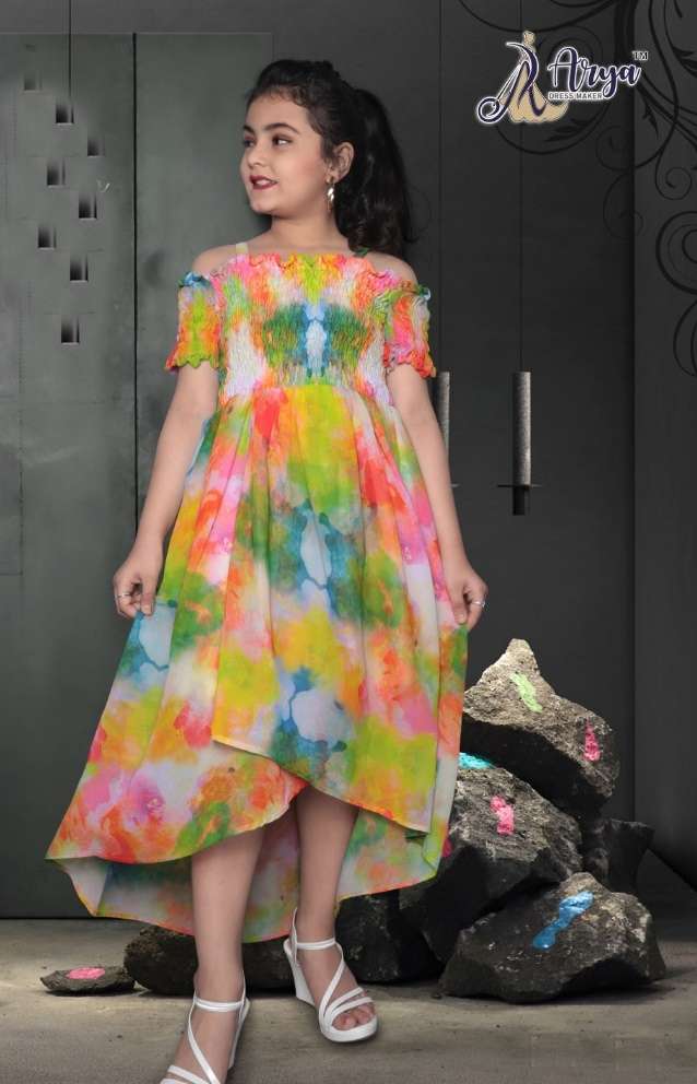 LATEST DIGITAL PRINTED KURTIS FOR CHILDREN COLORFUL COLLECTI...