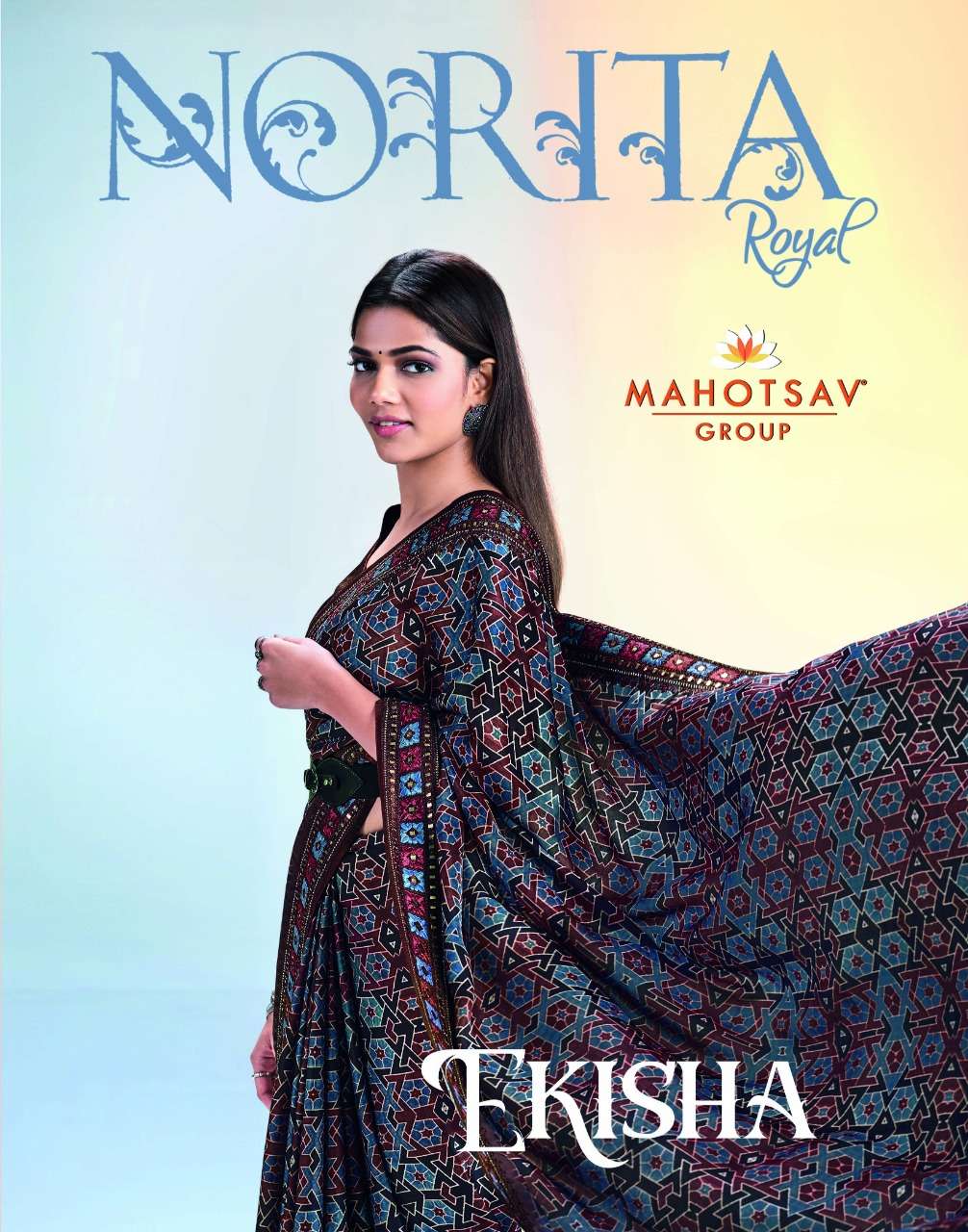 Mahotsav Mohmanthan Norita 42300 Ekisha Raw Silk With Embroi...