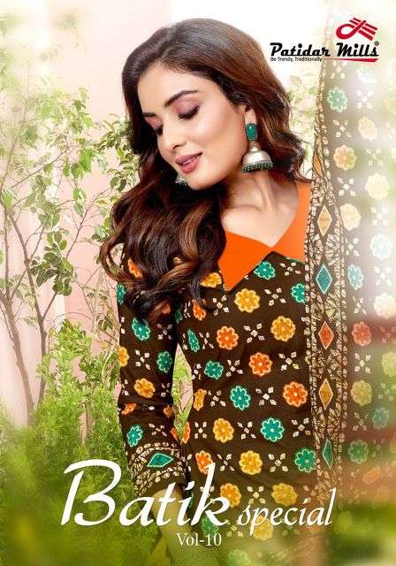 Patidar Batik Special vol 10 Cotton with Batik Print Dress M...