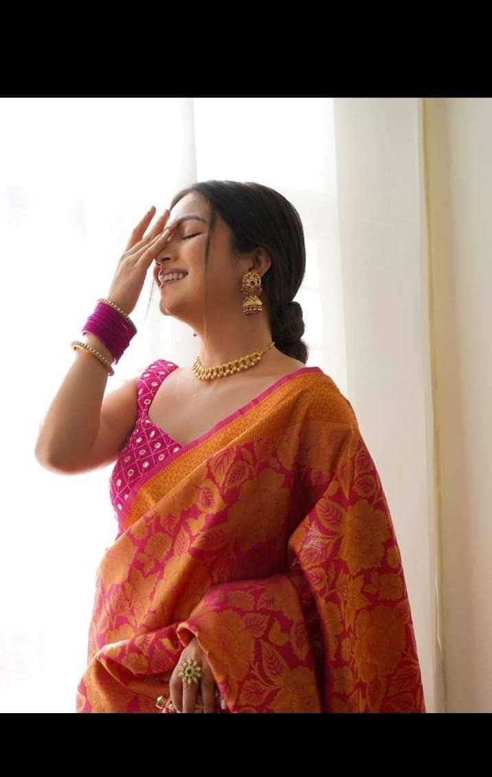 Rajtex Kyaani Silk With Weaving Design Wedding Special Saree...