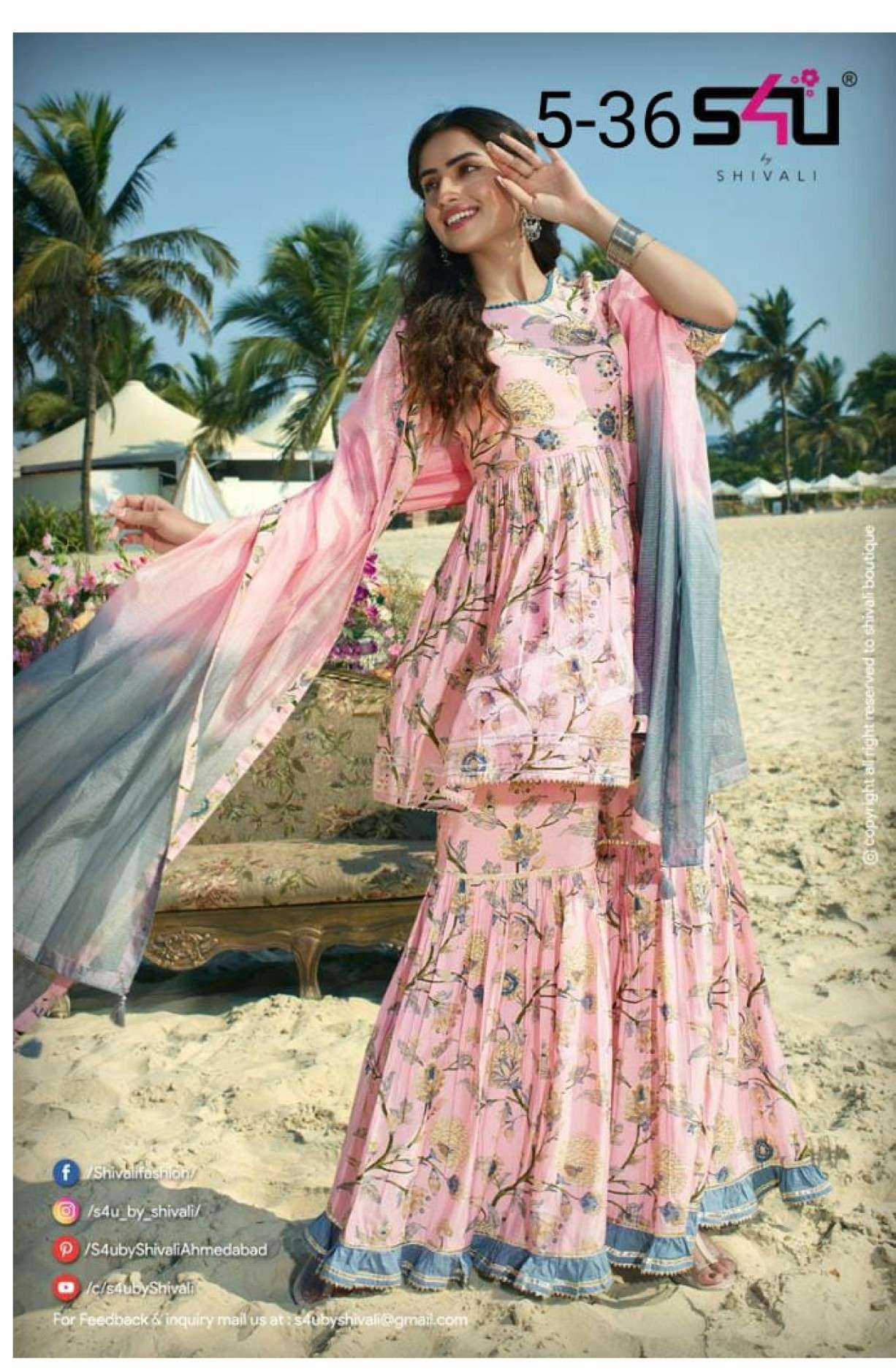 S4u 5 - 36 Fancy Desiger Readymade Suits collection