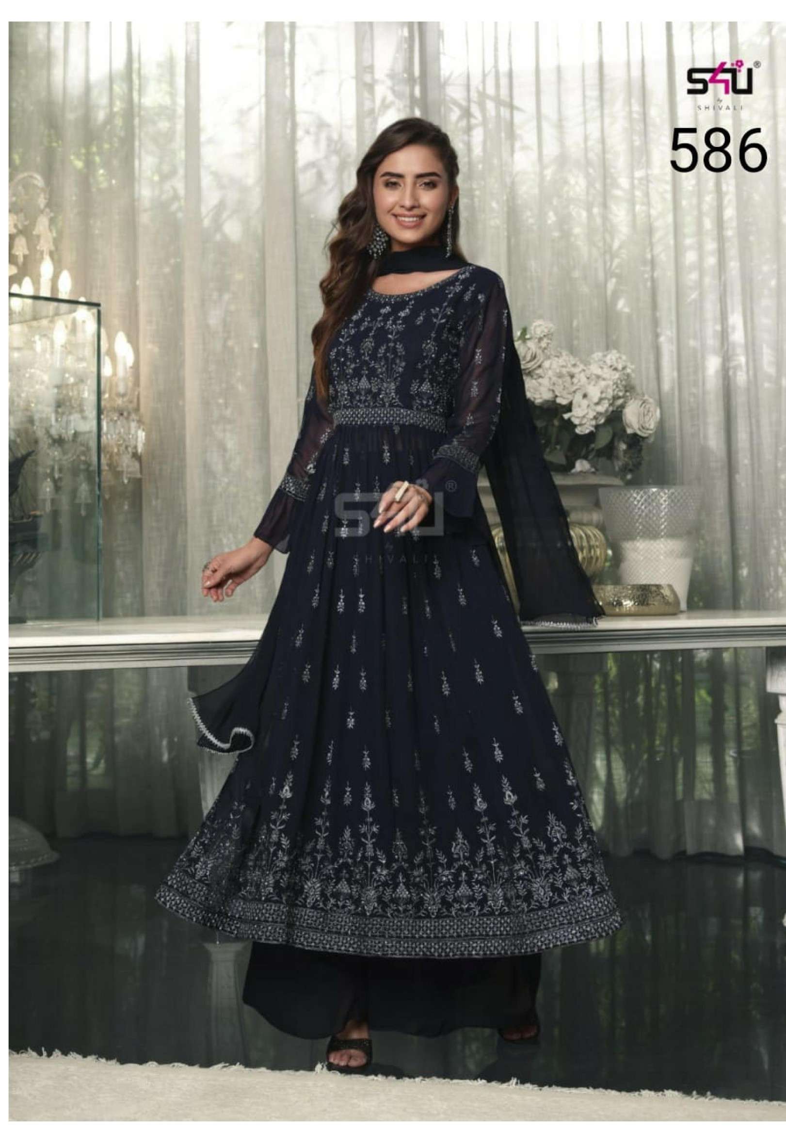 S4u 586 Fancy Designer Wedding Wear Salwar kameez collection...