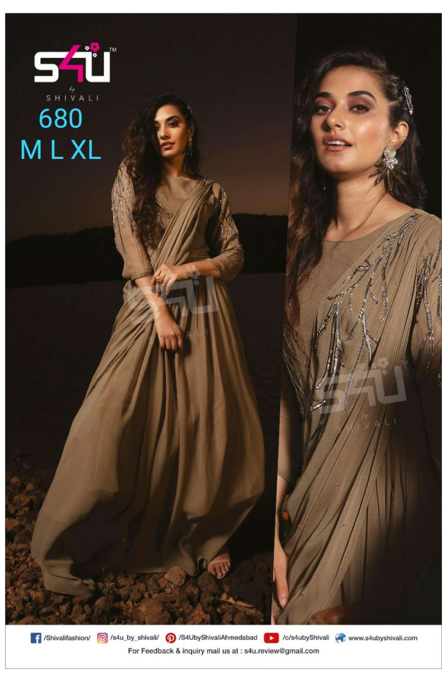S4u 680 Fancy Readymade Suits collection at best rate