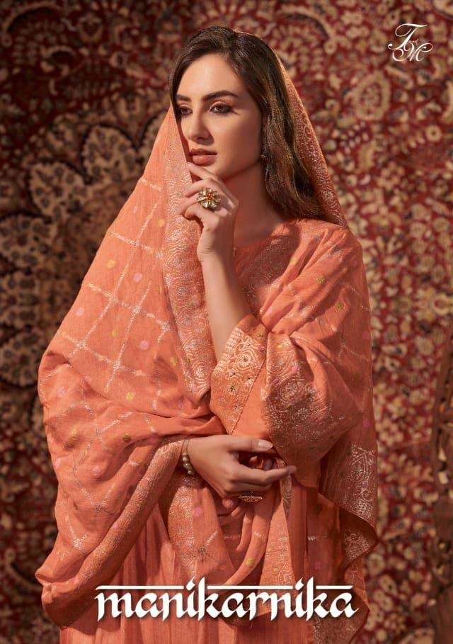 Sahiba Manikarnika silk with digital print dress material co...