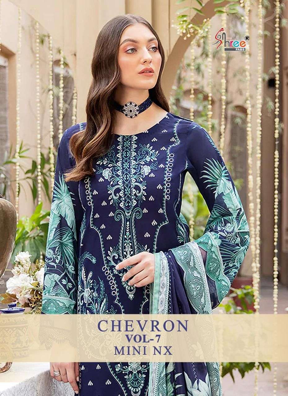 Shree fabs Chervon vol 7 Mini NX Cotton with fancy Pakistani...