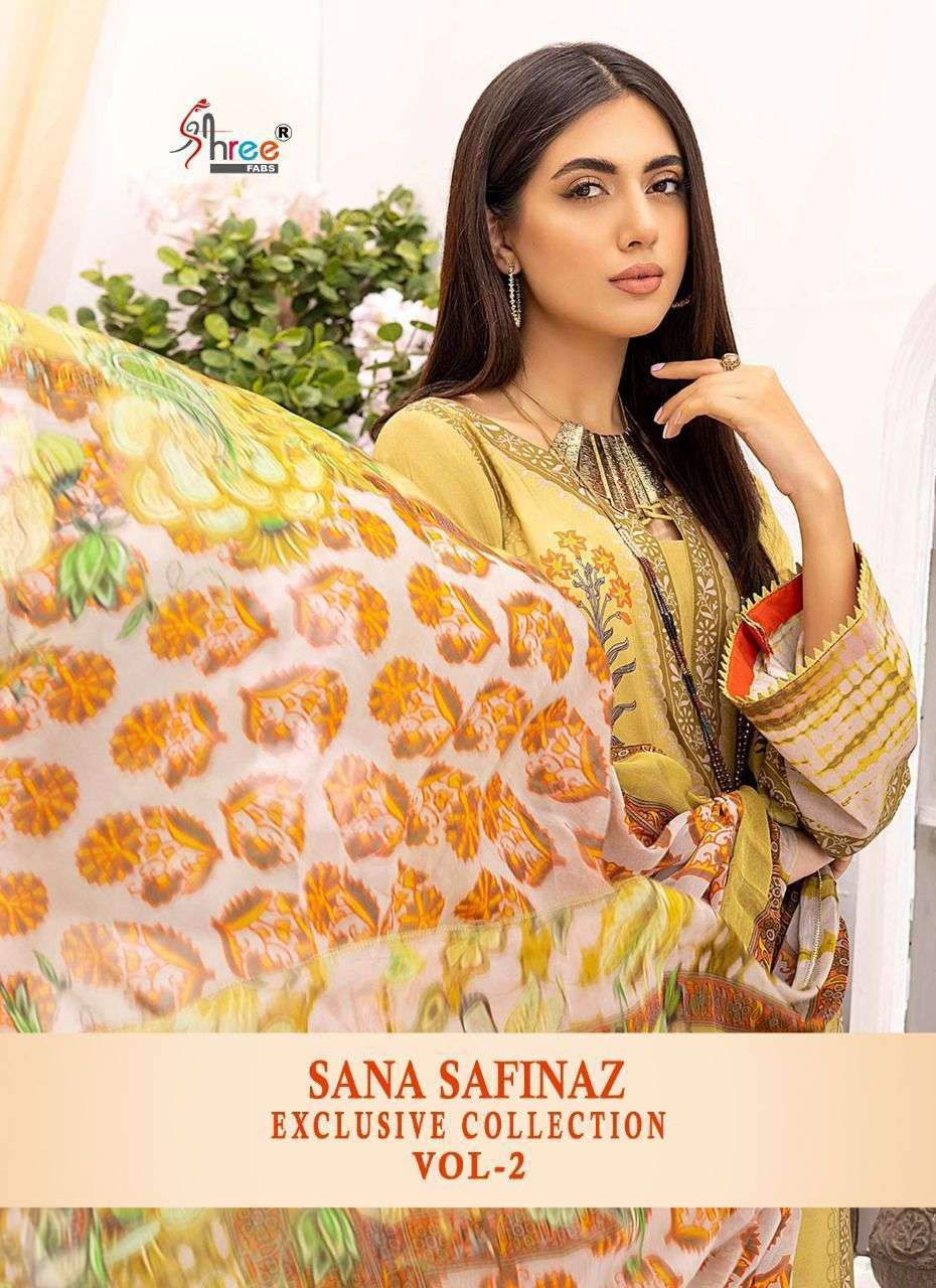Shree Fabs Sana Safinaz Exclusive Collection vol 2 Cotton Wi...