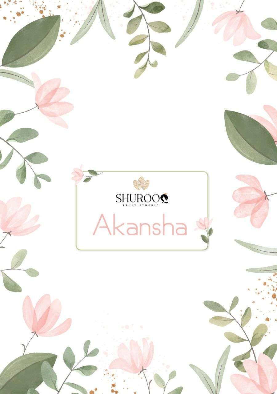 Shurooq Akansha Muslin Silk With Embroidery work Salwar kame...