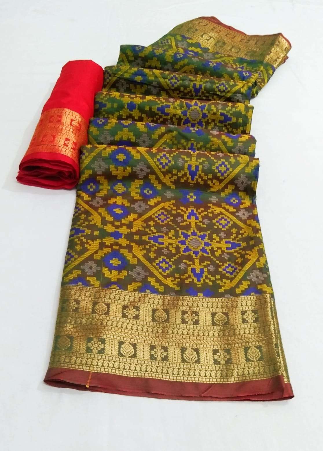 SOFT PATOLA WEAVING SAREE AT BEST RATE WHOLESALE