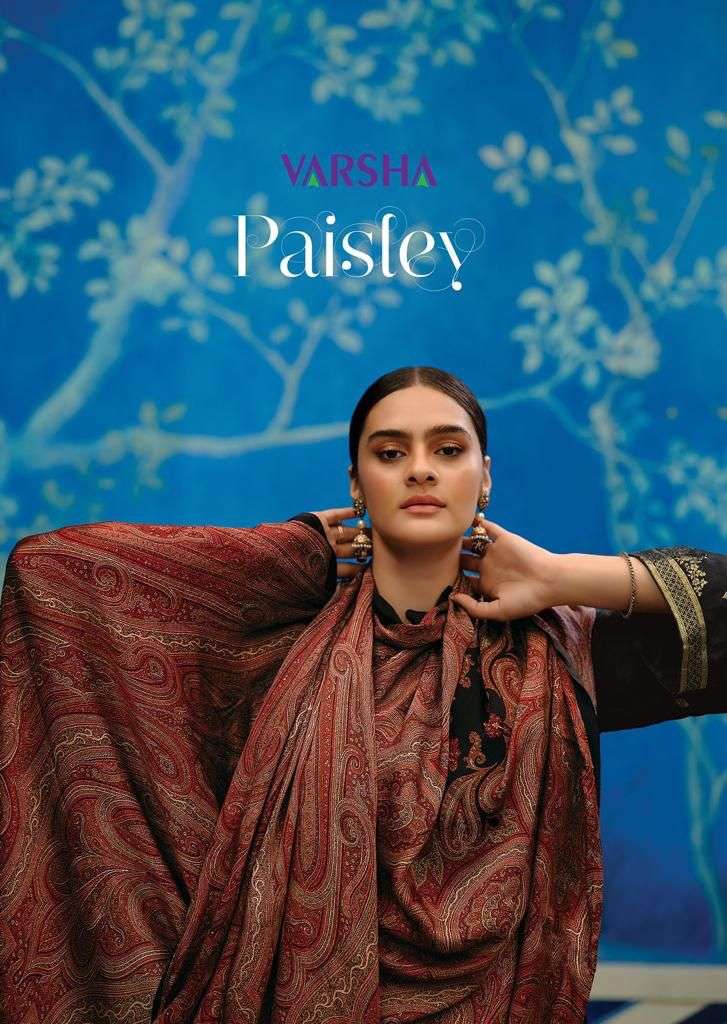 Varsha Fashion Paisley Viscose Woven With Fancy Designer Dre...