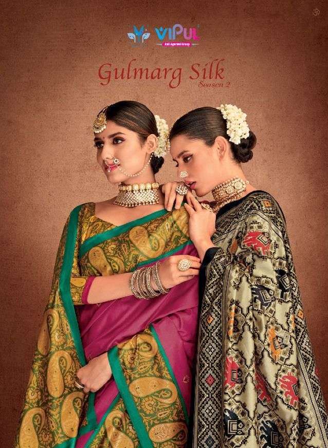 Vipul fashion Gulmarg Silk vol 2 Silk with Traditional Weddi...
