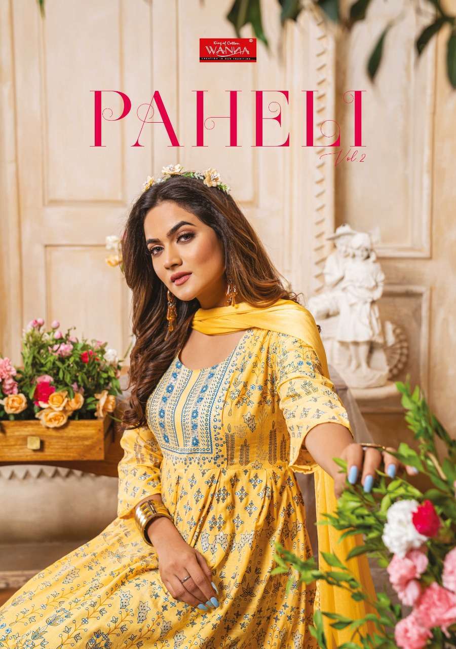 Wanna Paheli Vol 2 Rayon With fancy Designer Gown With Dupat...