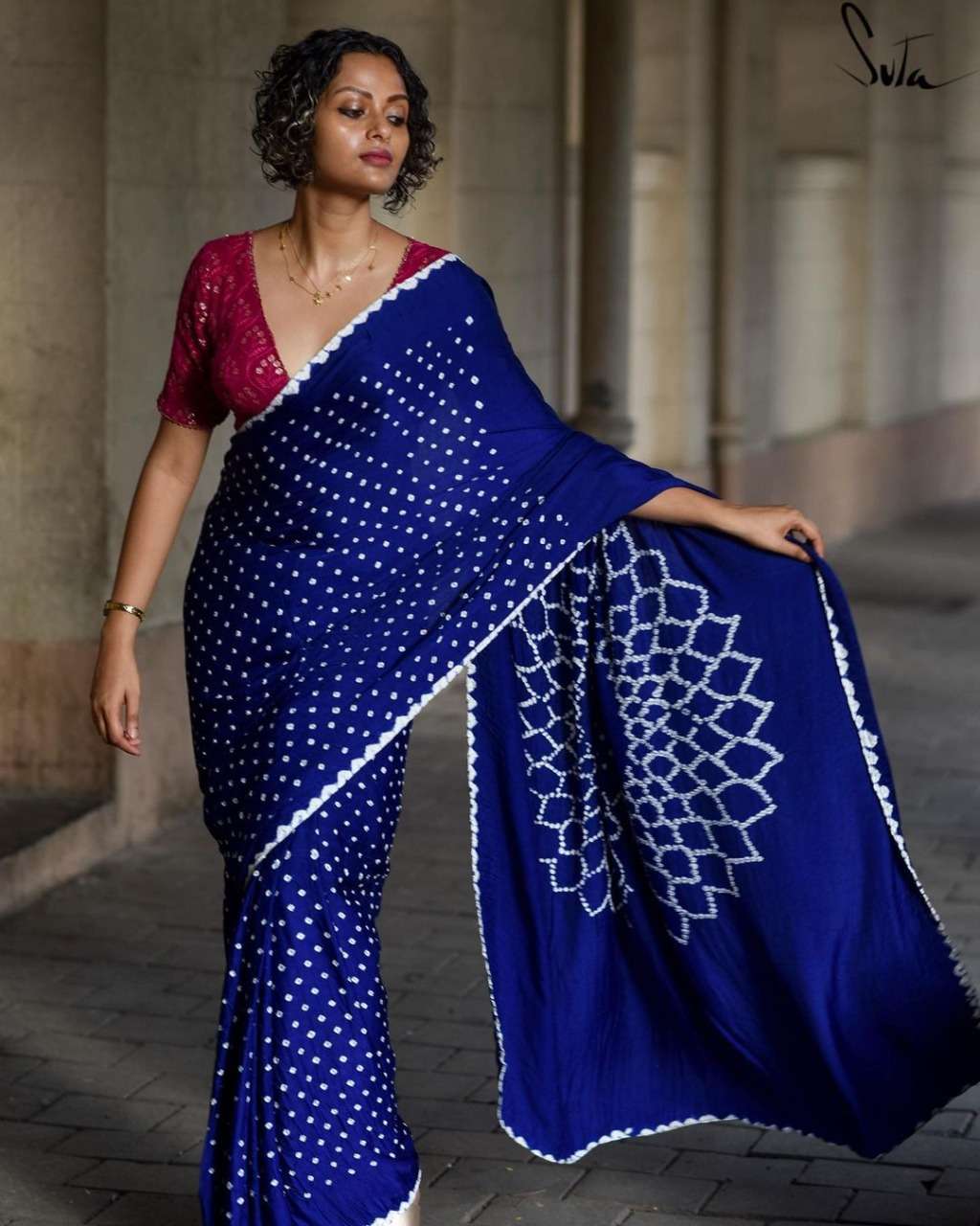 Chinon Silk with Digital Print Regular Wear Saree collection...