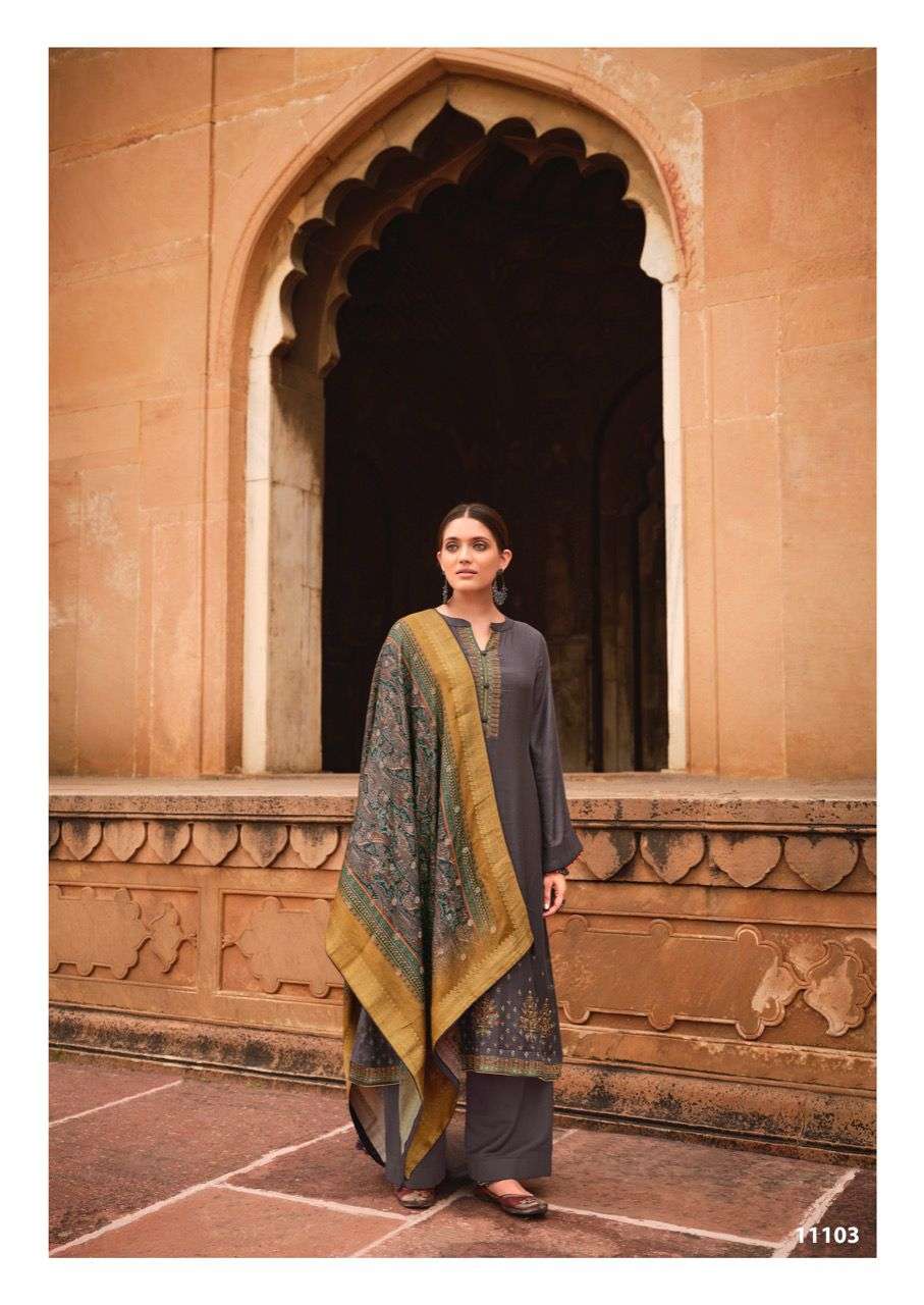 Deepsy suits Vidika Pashmina With fancy Work Winter Wear sui...
