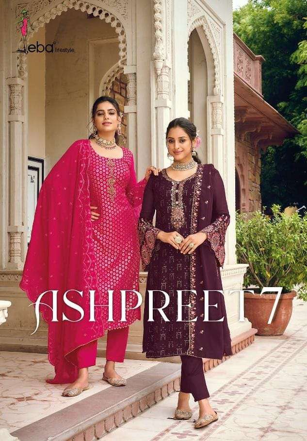 Eba Lifestyle Ashpreet vol 7 Georgette with Heavy EMbroidery...