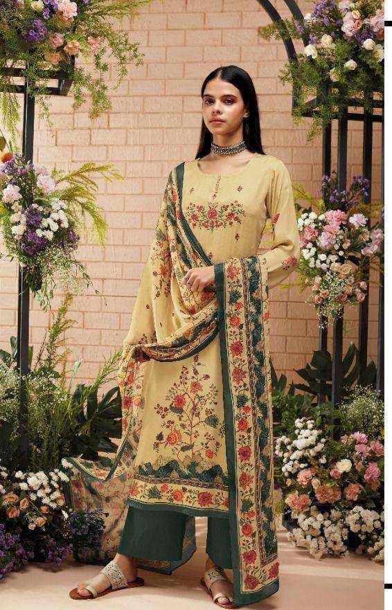 Ganga fashion Sarang Premium Modal Satin With Printed Dress ...