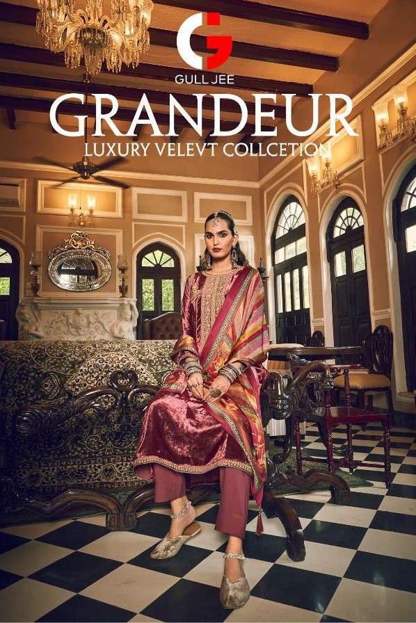 Gull Jee Grandeur Velvet with Fancy Pakistani suits collecti...