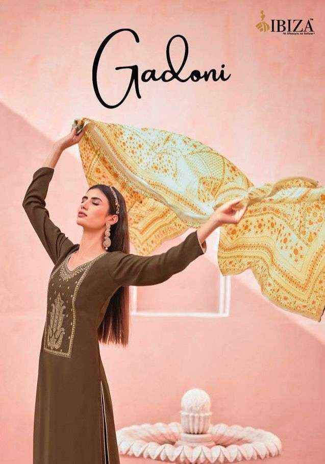 Ibiza Gadoni Matka Silk with fancy Salwar Kameez collection ...