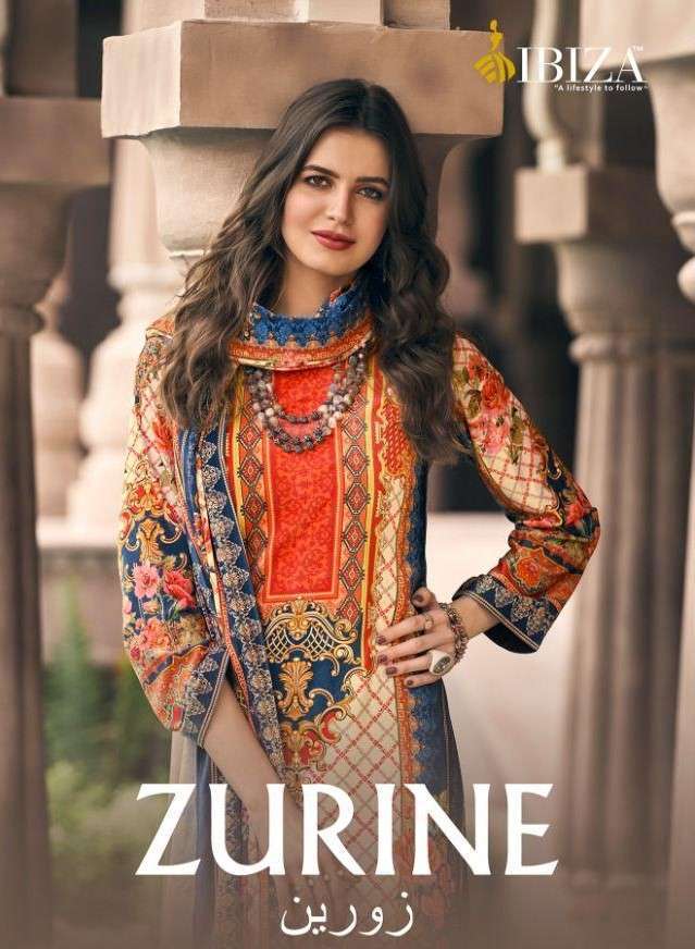 Ibiza Zurine Silk Velvet With digital print Fancy Pakistani ...