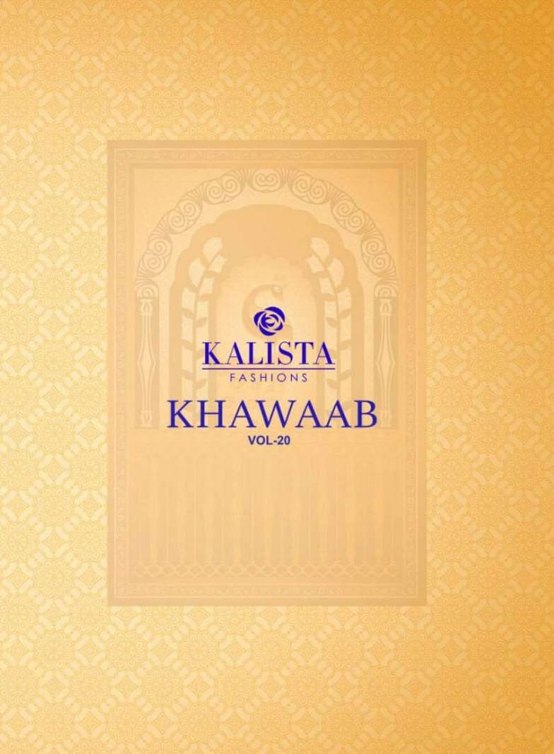 Kalista Khawaab vol 20 Fancy with designer Saree collection ...