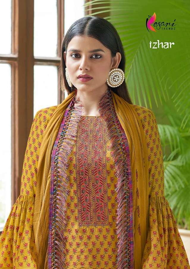 Kesari Trendz Izhar Modal silk with fancy suits collection a...