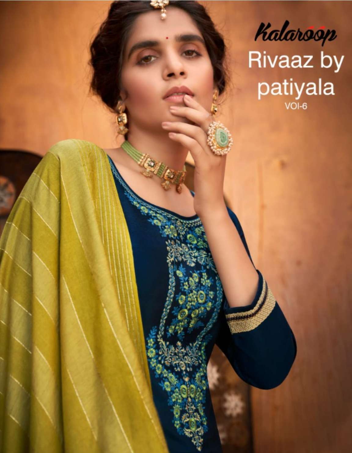 Kessi fabrics Kalaroop Rivaaz Patiyala vol 6 Jam silk with F...