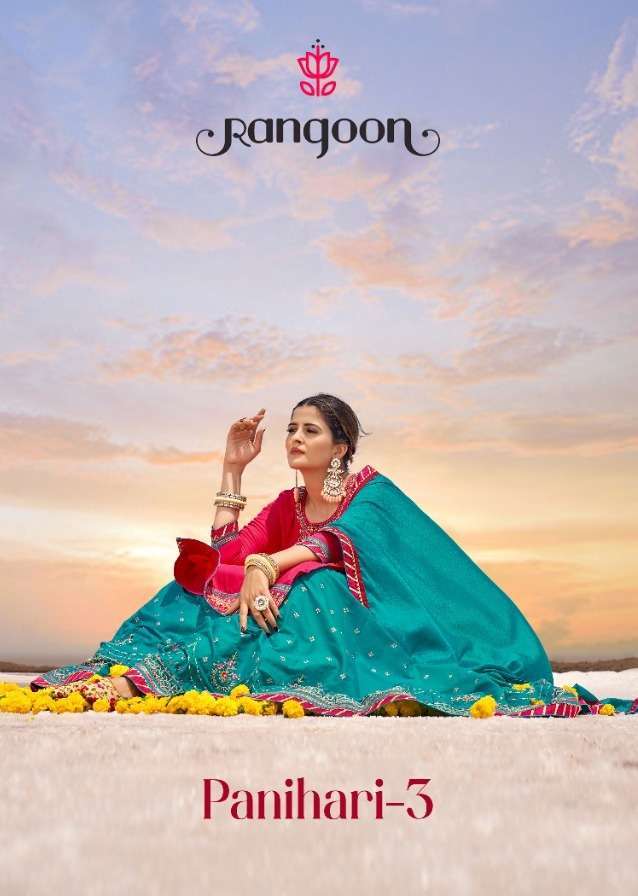 Kessi fabrics Rangoon Panihari vol 3 rayon with fancy handwo...