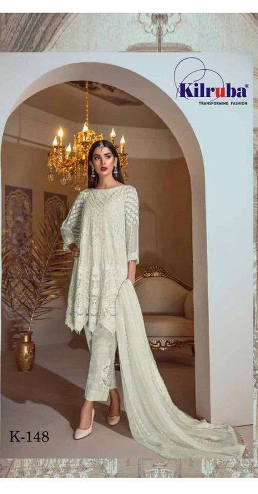 Kilruba 148 Colors Georgette with Embroidery work Pakistani ...