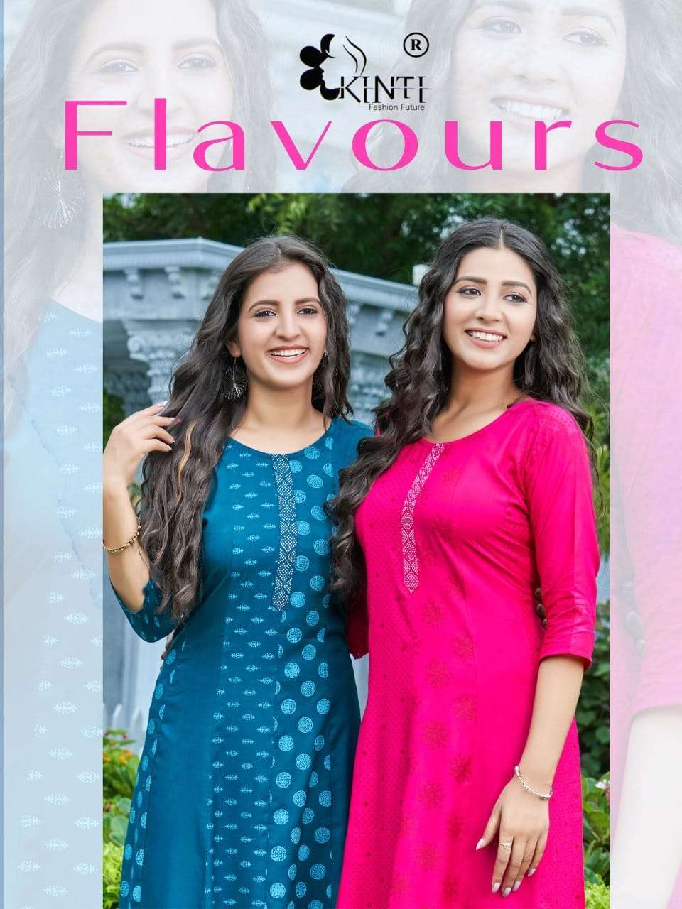 Kinti Flavours Rayon with simple Regular wear Kruti  collect...