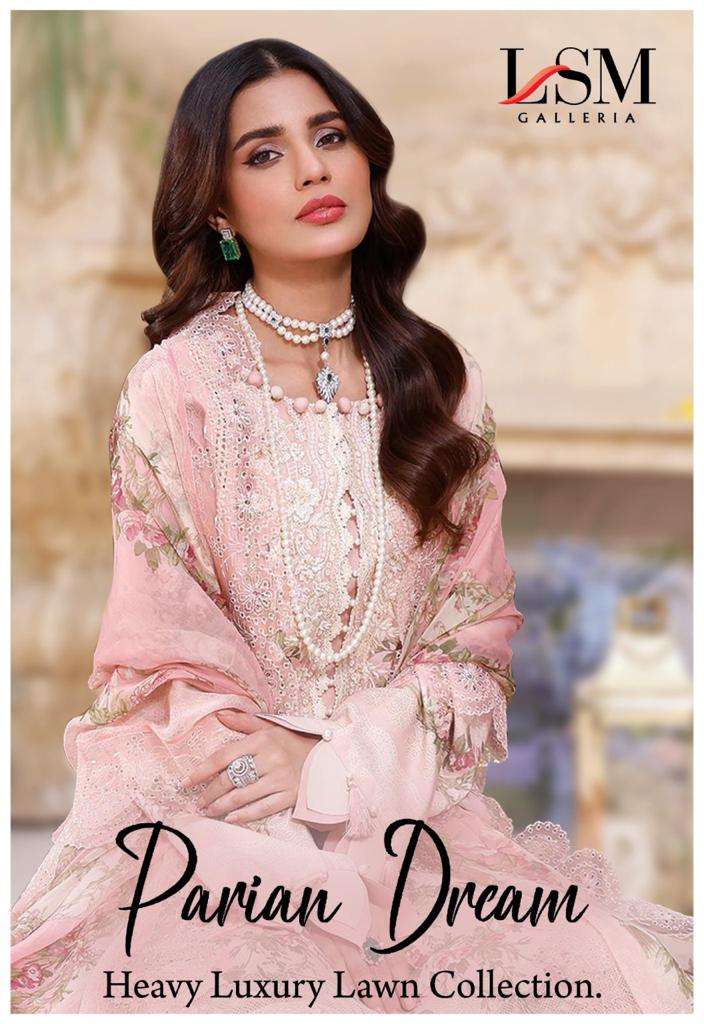 LSM Galleria Parian Dream Heavy Lawn cotton With fancy Pakis...