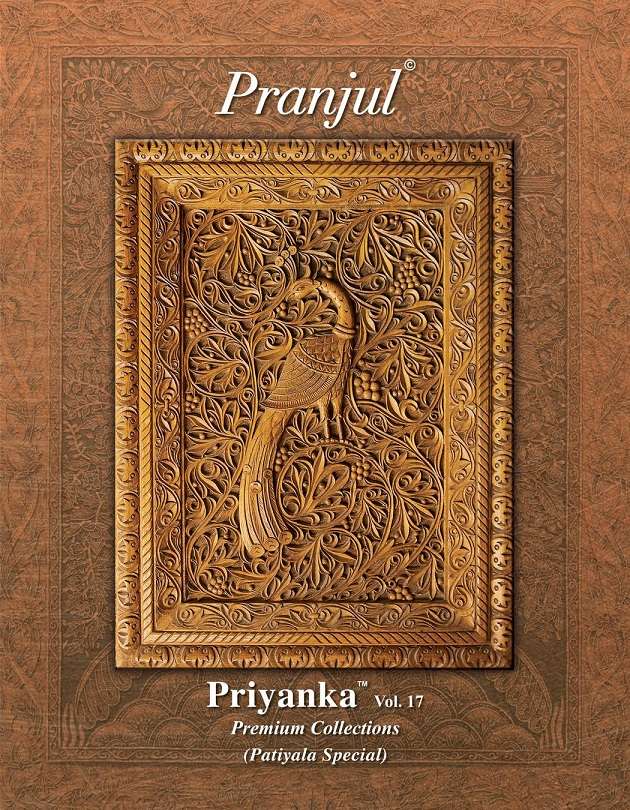 Pranjul Priyanka vol 17 Cotton With Printed Regular Wear Dre...