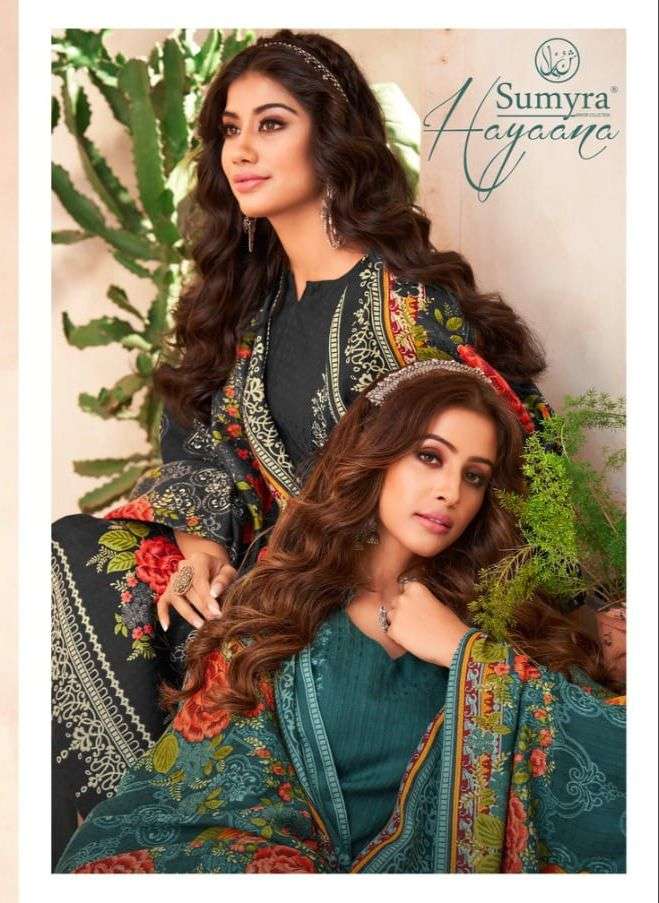 Radhika fashion Sumyra Hayaana Pashmina silk with fancy Prin...