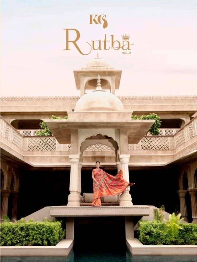 Rutba vol 2 silk With Heavy Designer Wedding Wear Saree coll...