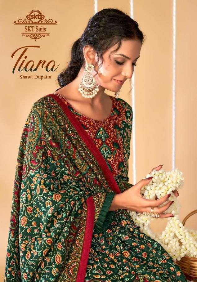 SKT Suits Tiara Pashmina Silk with digital print Winter Wear...