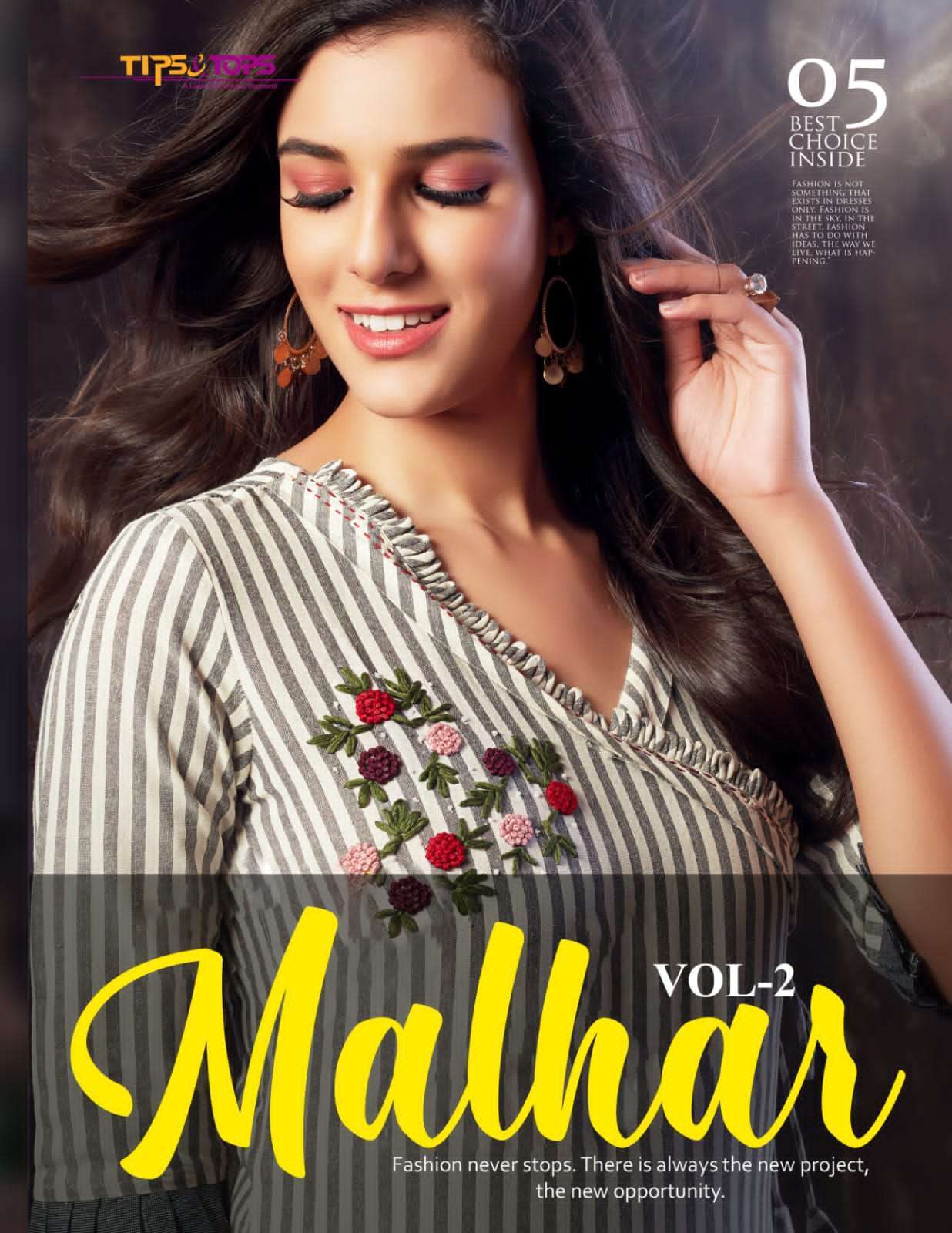Tips And Tops Malhar vol 2 Fancy Designer Kurti collection a...