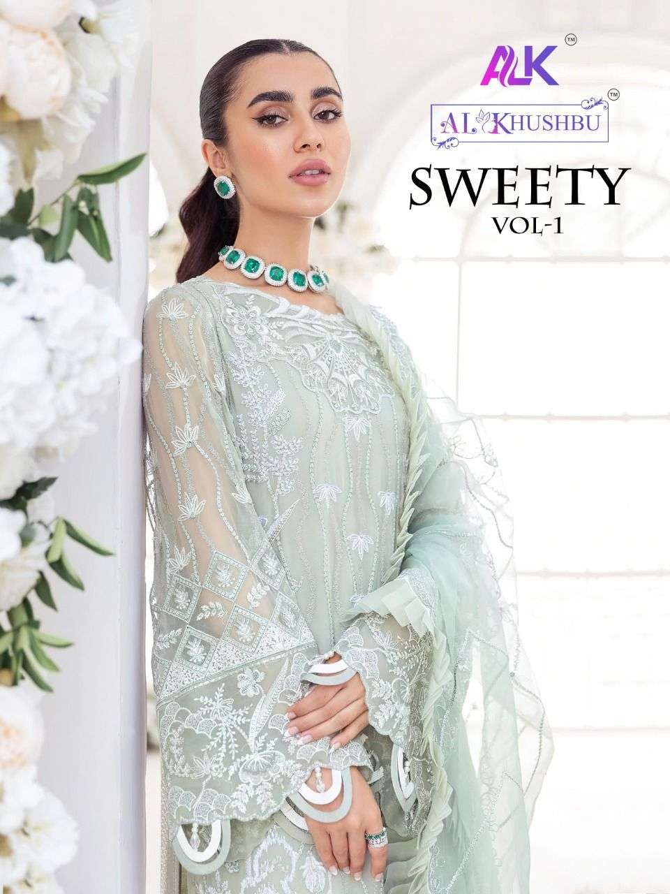 Al Khushbu Sweety vol 1 Georgette with Embroidery work Pakis...