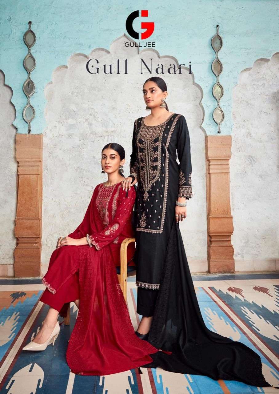 Gull Jee Naari Pashmina Silk with fancy Winter Wear Pakistan...