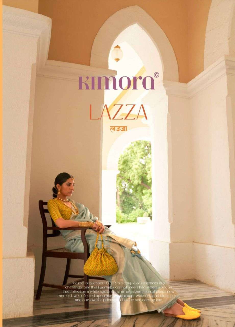 Kimora Fashion Lazza Organza Silk with fancy Party wear sare...