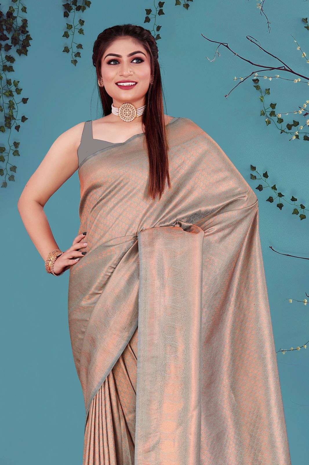 MAHALAXMI Silk with fancy Weaving Design Saree collection at...