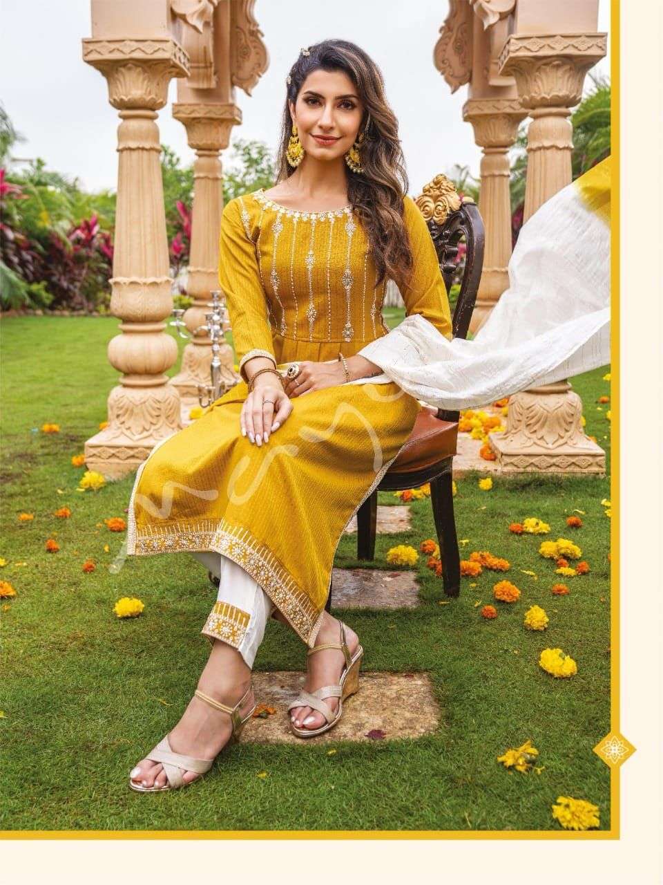 Mayur Sitaarey Rayon with fancy Readymade suits collection a...