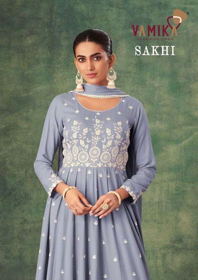 Vamika Nx Sakhi Rayon with fancy work Readymade Kurti Plazzo...