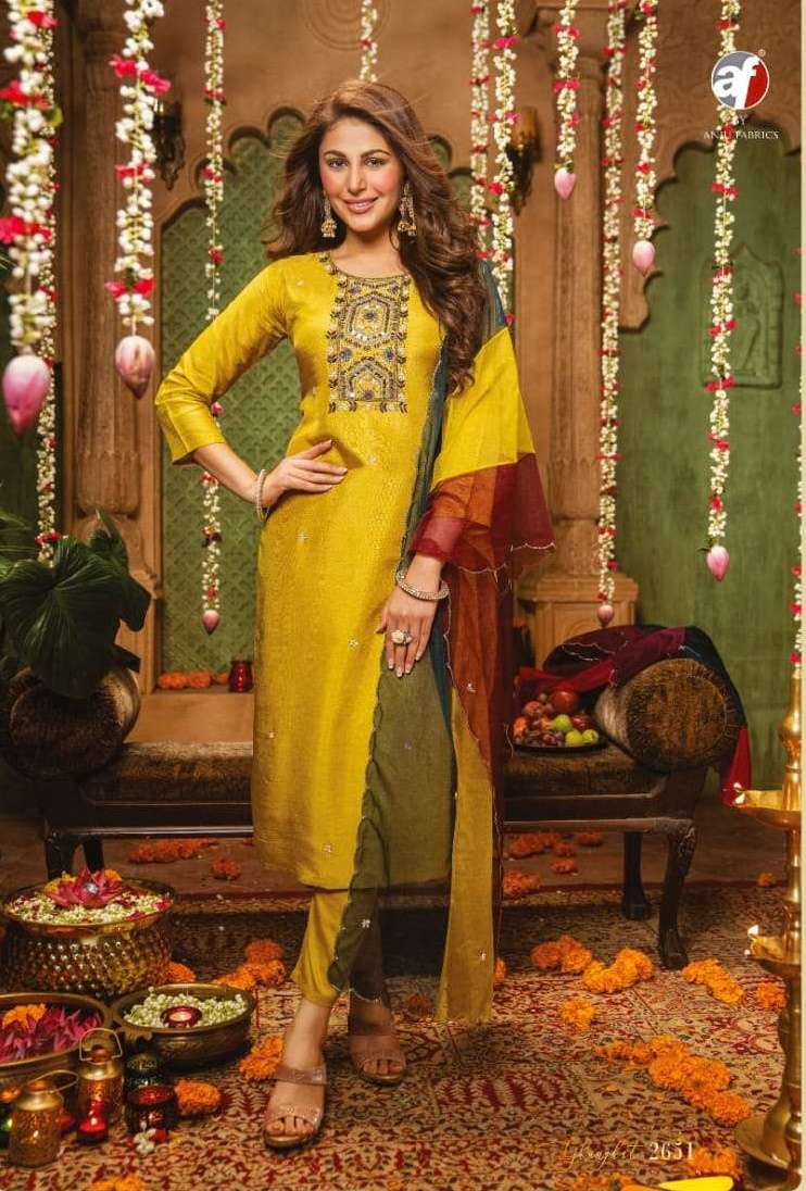 ANJU FABRICS GHUNGHAT VOL 7 PURE VISCOSE SILK SALWAR KAMEEZ ...