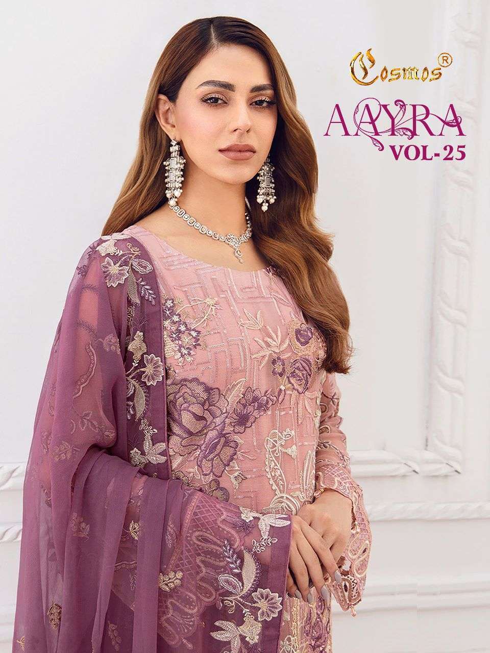 COSMOS AAYRA VOL 25 LATEST PAKISTANI SUITS BY COSMOS